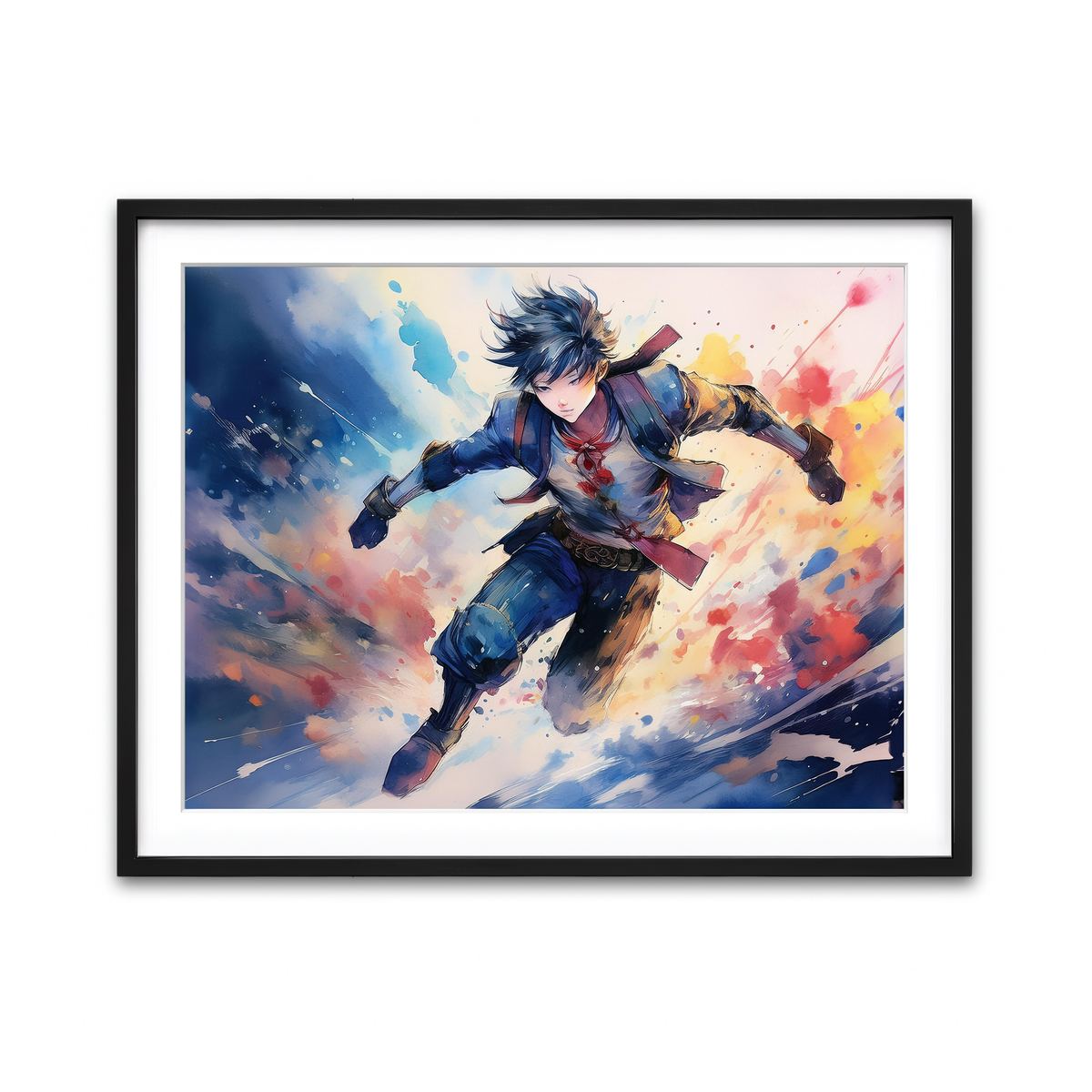 Framed Print 4x3 Black