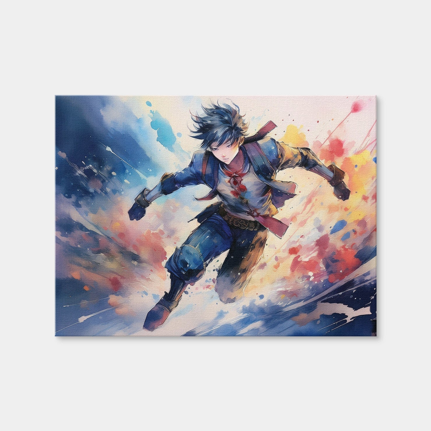 AUTO-MOCKUP WHITE | Action Anime | 1 Piece | Gallery Wrap Canvas | group=4x3