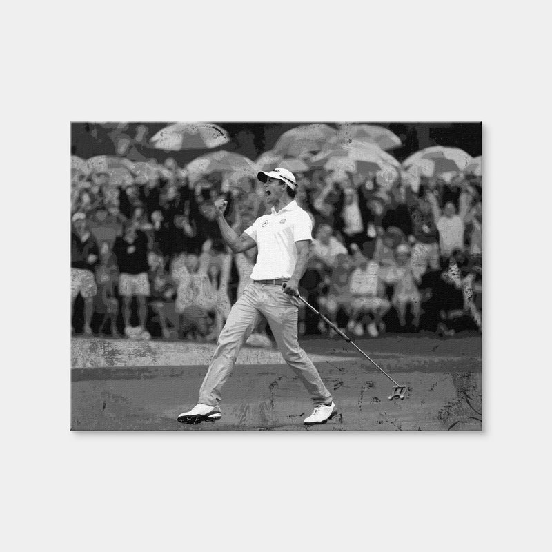 AUTO-MOCKUP WHITE | Adam Scott Grayscale | 1 Piece | Gallery Wrap Canvas | group=4x3