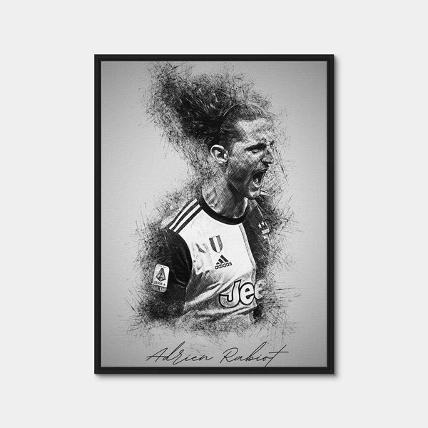 Adrien Rabiot Wall Art — Framed Canvas Format preview