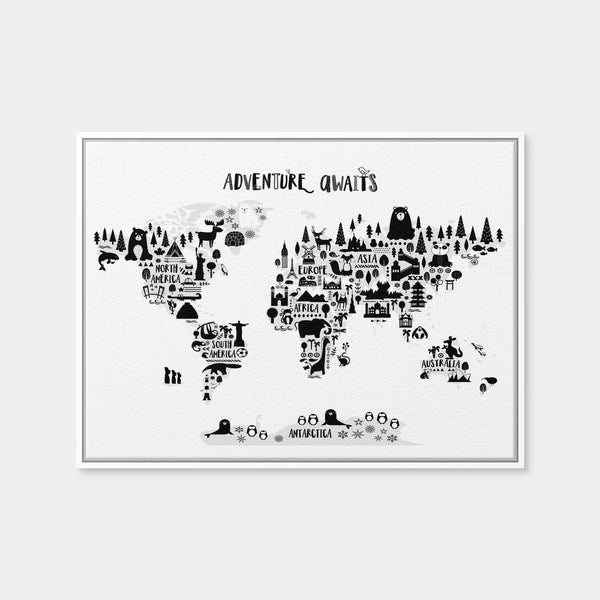 Adventure Wall Art — Framed Canvas Format preview