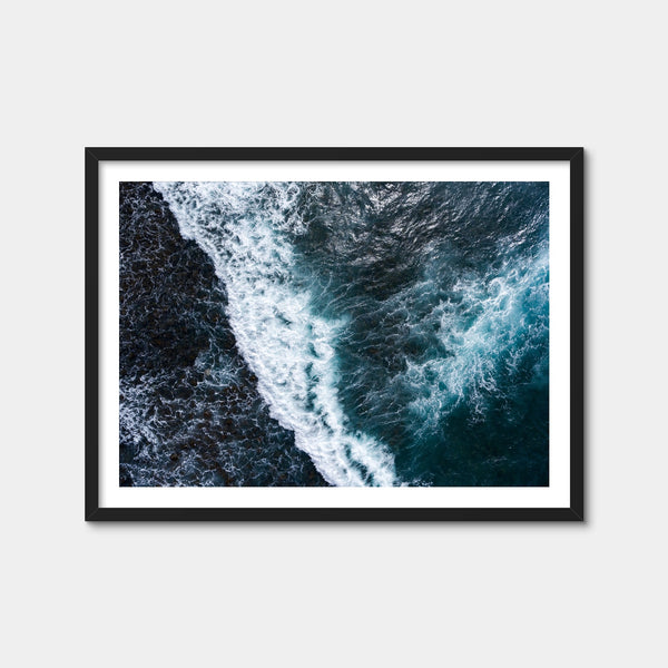 Aerial Wave Wall Art — Framed Print Format preview