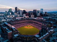 Aerial of Coors Field Wall Art