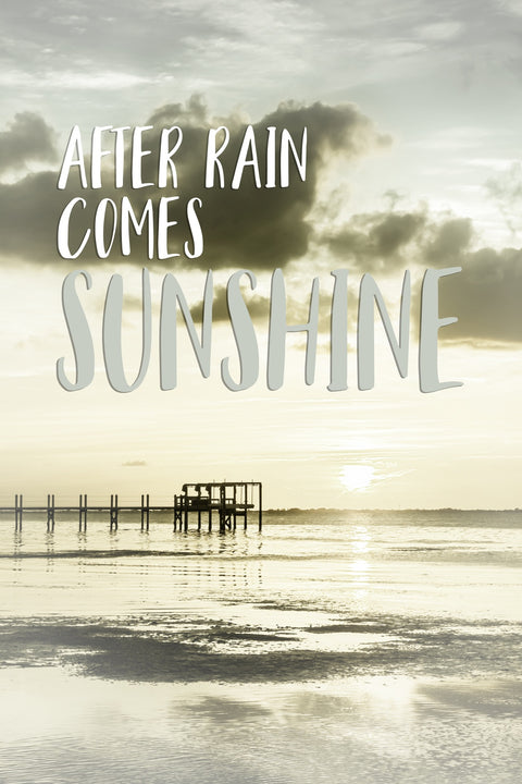 After rain comes sunshine Wall Art