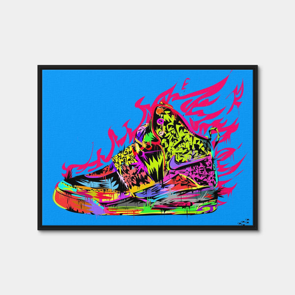 Air Yeezy Wall Art — Framed Canvas Format preview