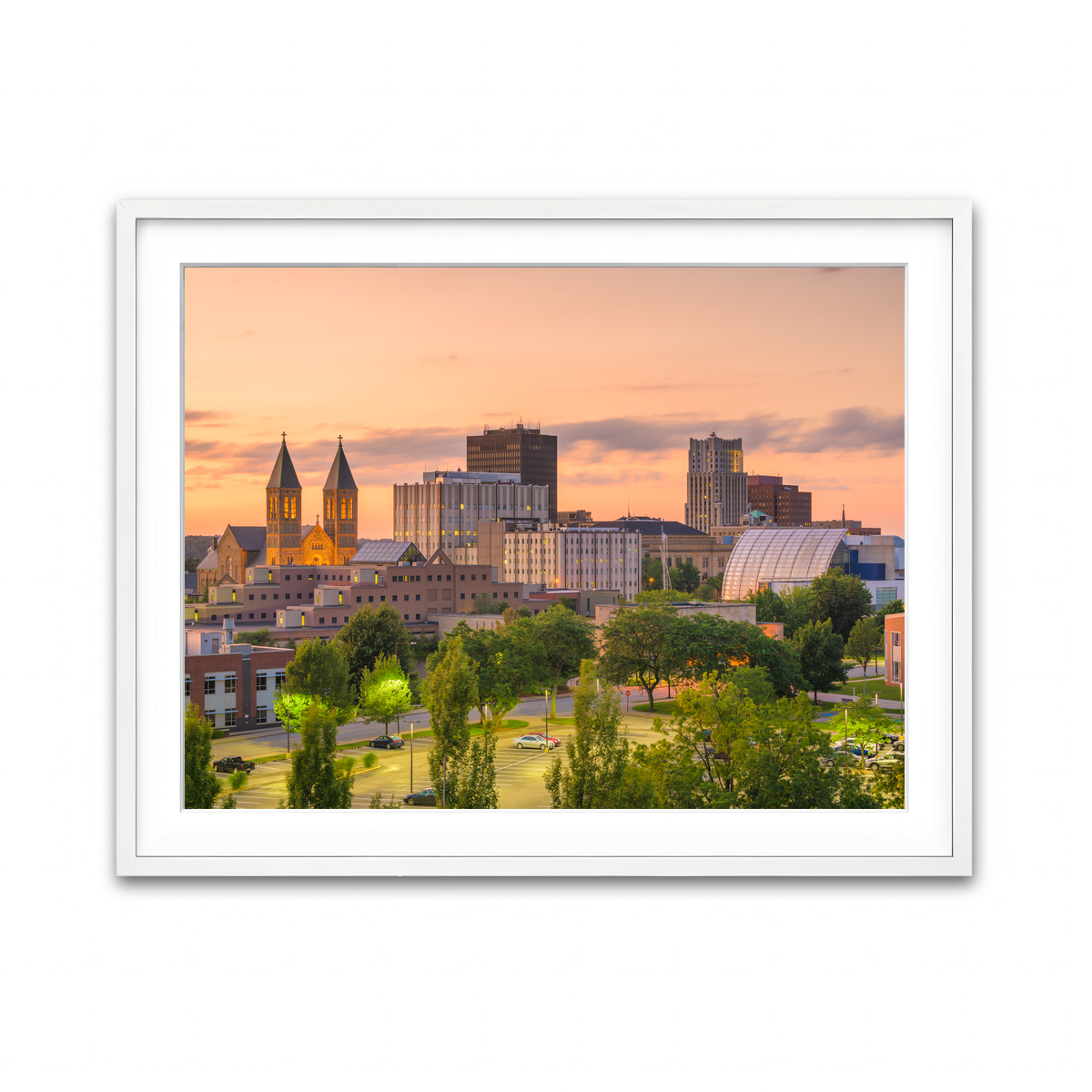 Framed Print 4x3 White