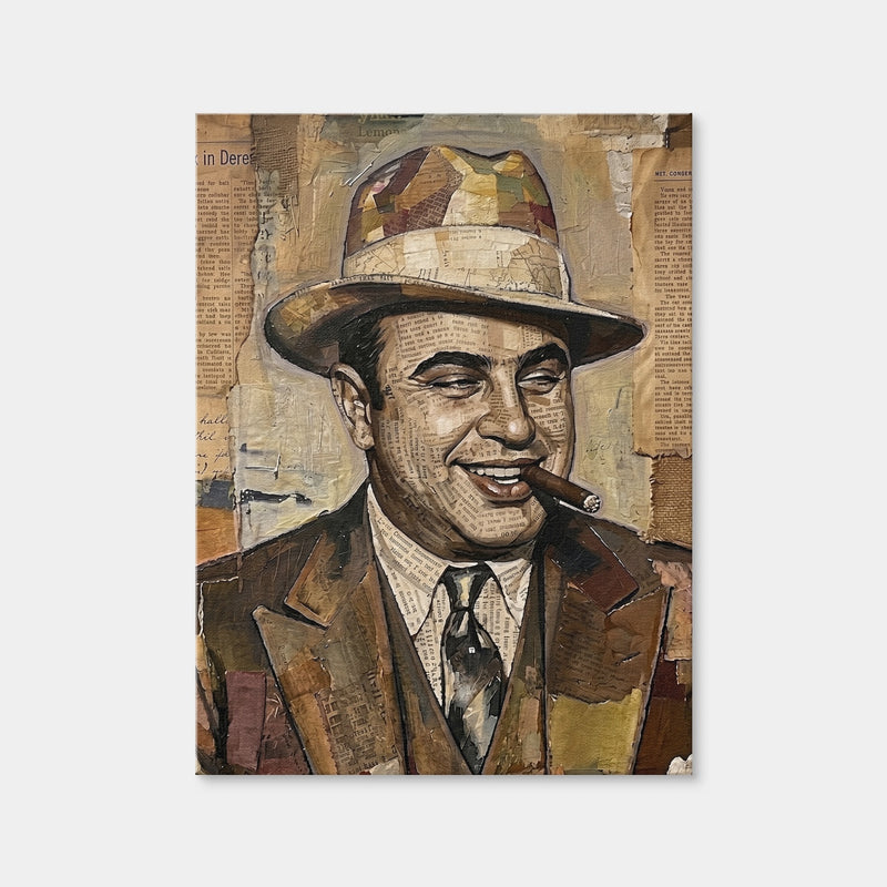 AUTO-MOCKUP WHITE | Al Capone | 1 Piece | Gallery Wrap Canvas | group=3x4