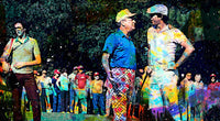 Al and Ty Caddyshack Wall Art