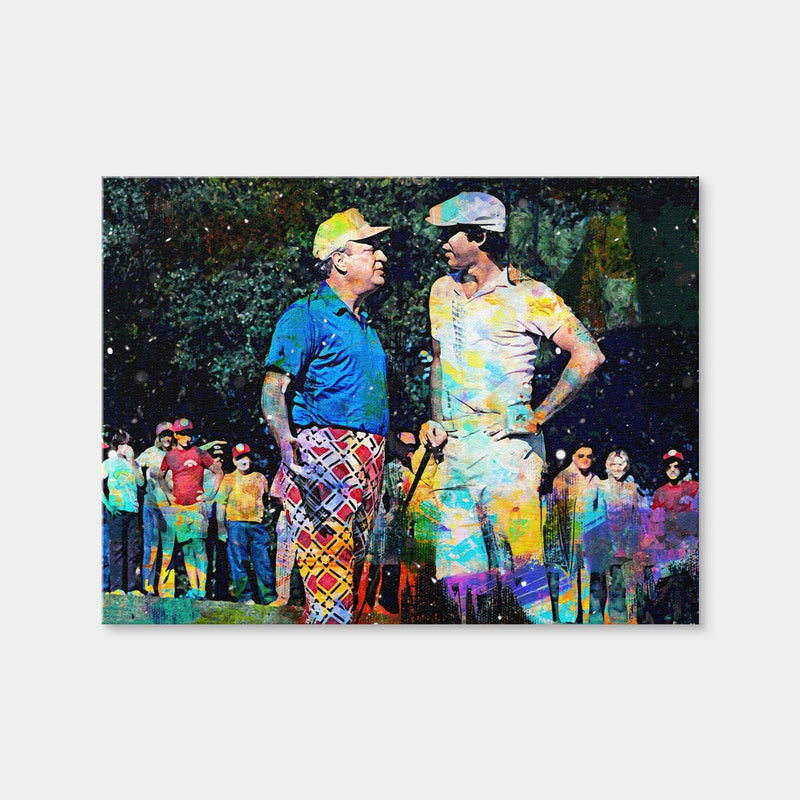 AUTO-MOCKUP WHITE | Al and Ty Caddyshack | 1 Piece | Gallery Wrap Canvas | group=4x3