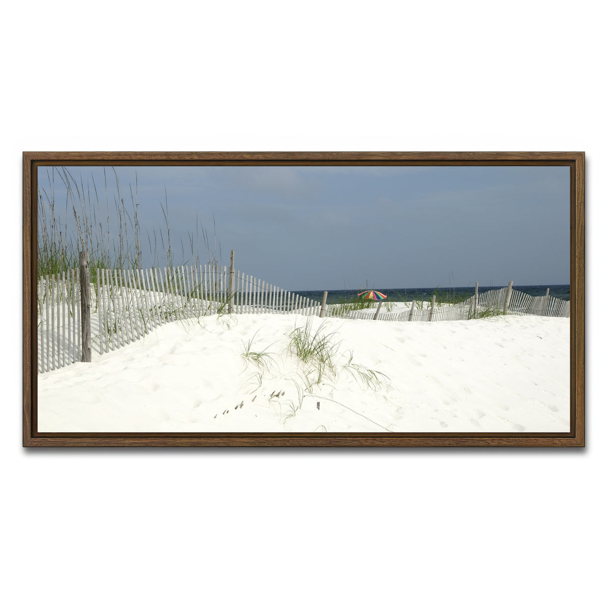 AUTO-MOCKUP WHITE | Alabama Gulf Coast | 1 Piece | Walnut Framed Canvas | group=2x1