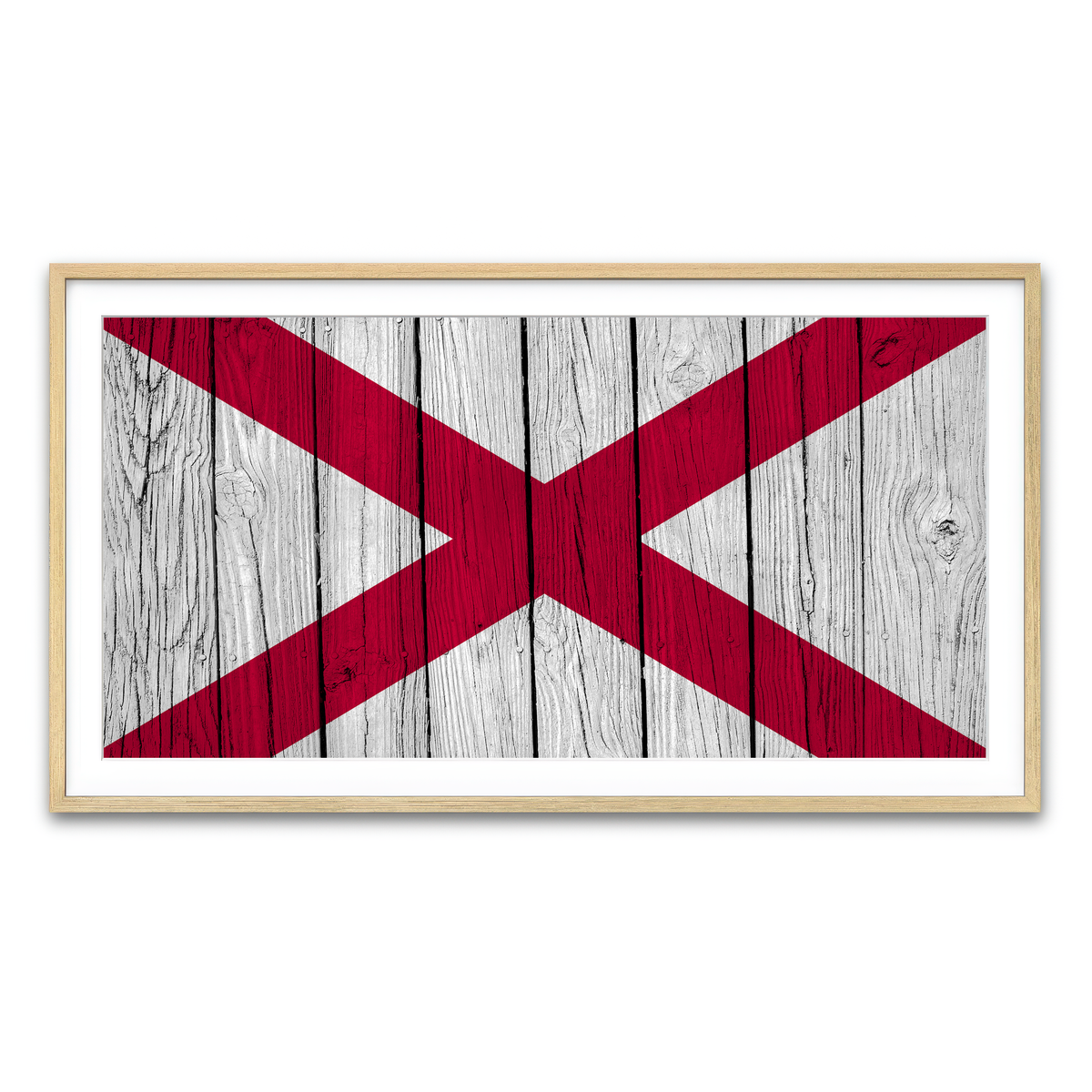 Framed Print 2x1 Natural