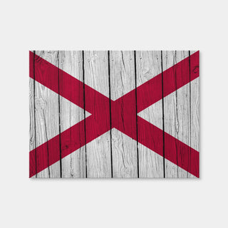 AUTO-MOCKUP WHITE | Alabama State Flag | 1 Piece | Gallery Wrap Canvas | group=4x3