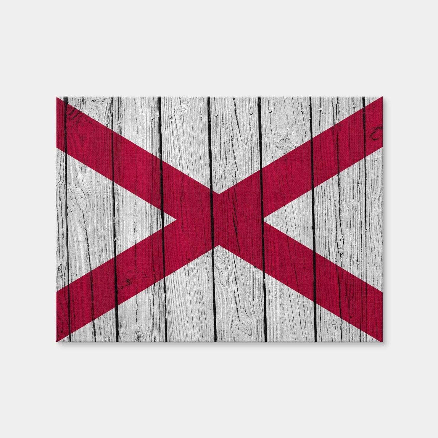 AUTO-MOCKUP WHITE | Alabama State Flag | 1 Piece | Gallery Wrap Canvas | group=4x3