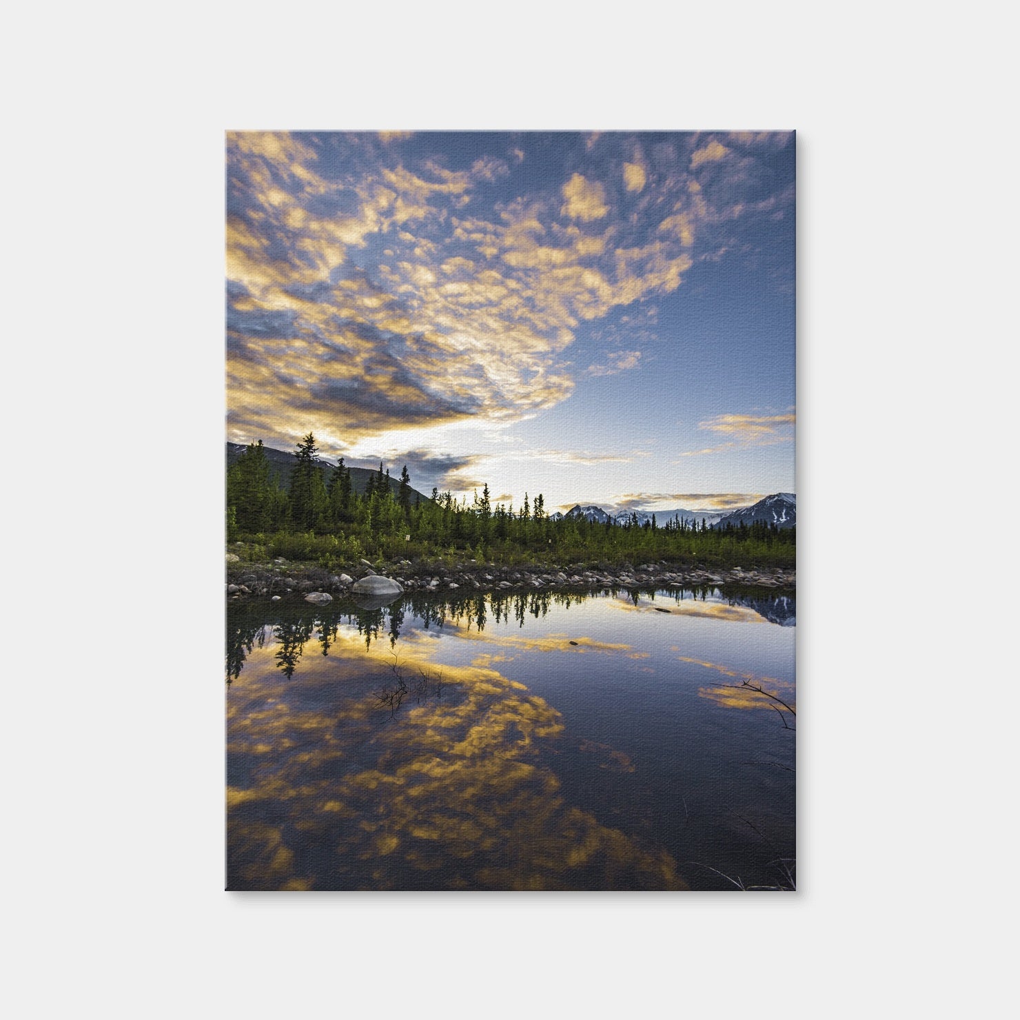 AUTO-MOCKUP WHITE | Alaskan Evening | 1 Piece | Gallery Wrap Canvas | group=3x4