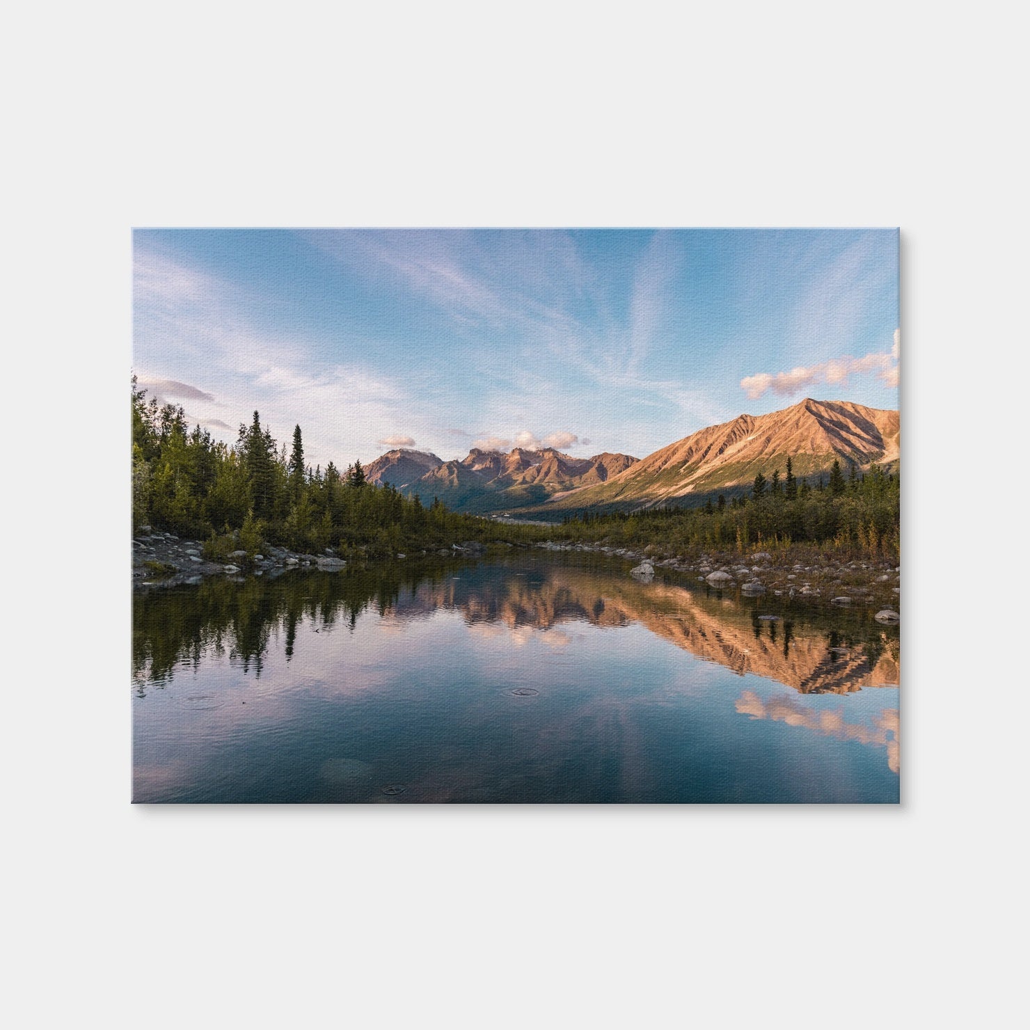 AUTO-MOCKUP WHITE | Alaskan Reflection | 1 Piece | Gallery Wrap Canvas | group=4x3