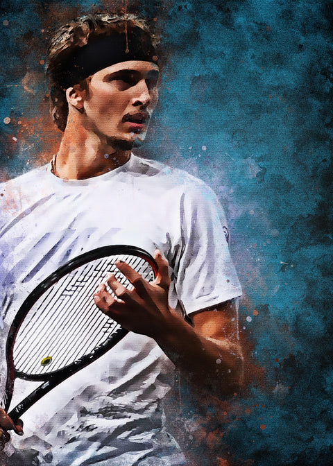 Alexander Zverev Wall Art