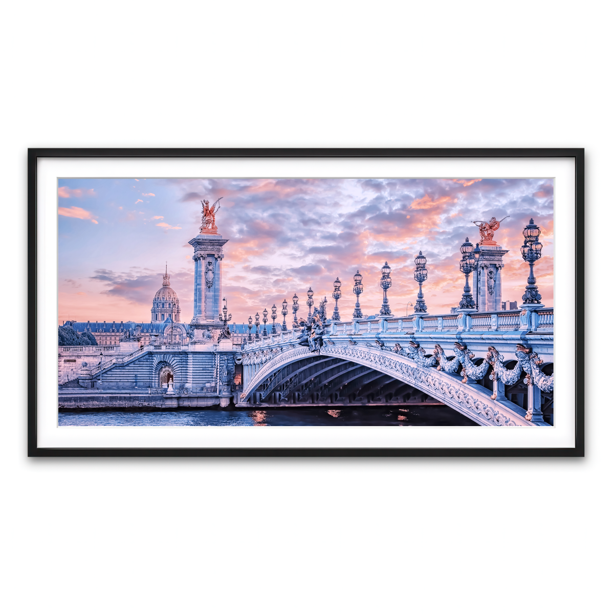 Framed Print 2x1 Black