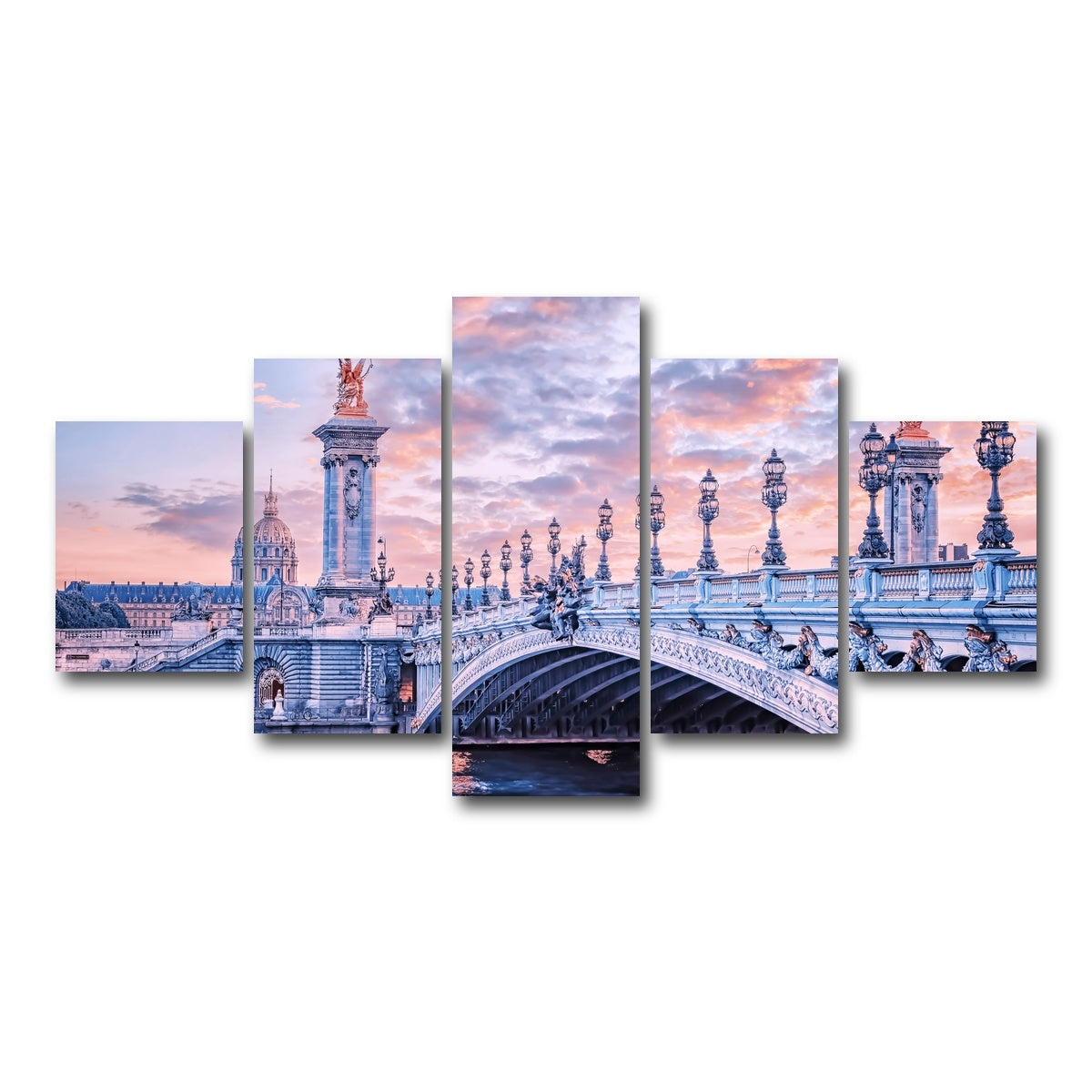 AUTO-MOCKUP WHITE | Alexandre III | 5 Piece | Gallery Wrap Canvas | group=5_short