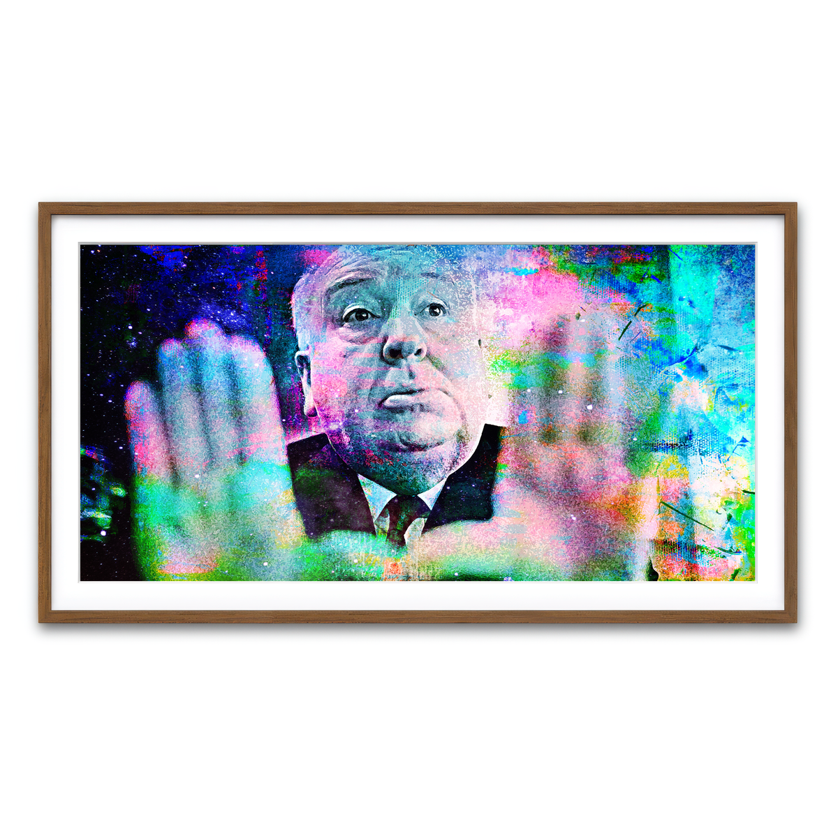 Framed Print 2x1 Walnut