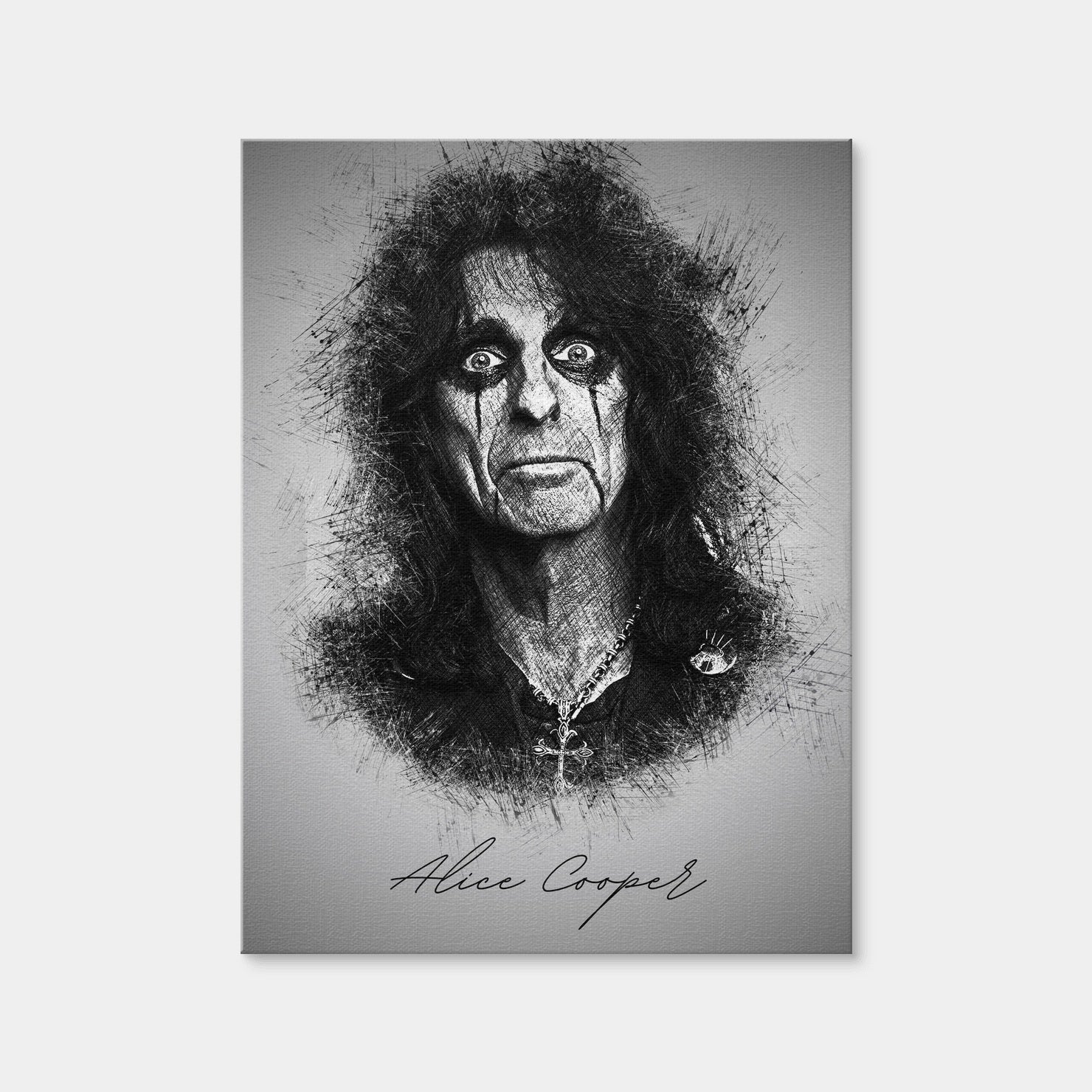 AUTO-MOCKUP WHITE | Alice Cooper | 1 Piece | Gallery Wrap Canvas | group=3x4