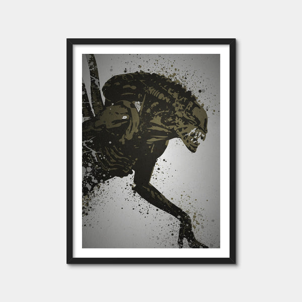 Alien Xenomorph Wall Art — Framed Print Format preview