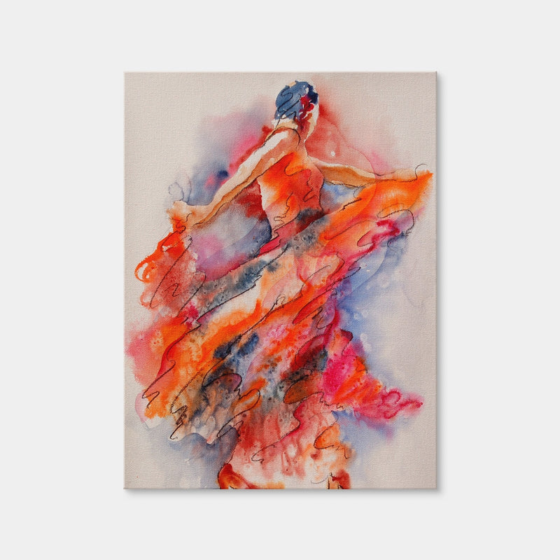 AUTO-MOCKUP WHITE | Allure Of The Flamenco | 1 Piece | Gallery Wrap | group=3x4