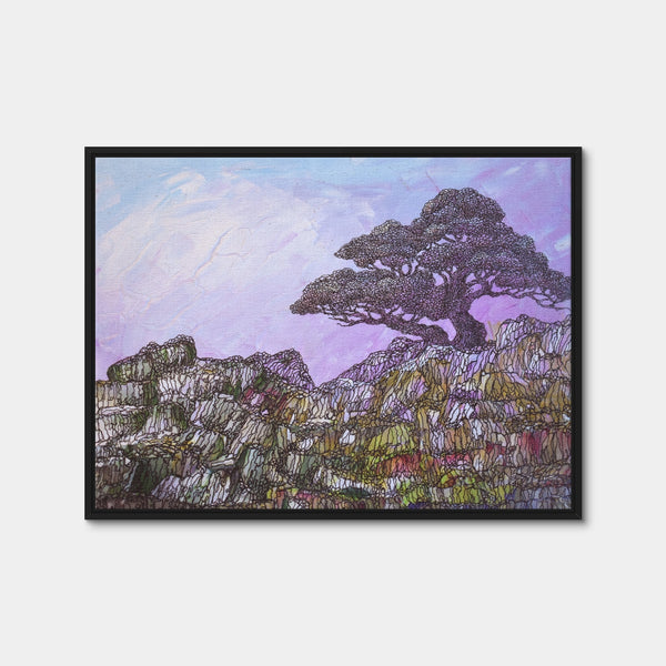 Alone But Undesperate Wall Art — Framed Canvas Format preview
