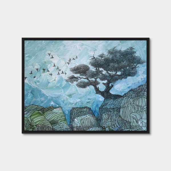 Alone, Content Wall Art — Framed Canvas Format preview
