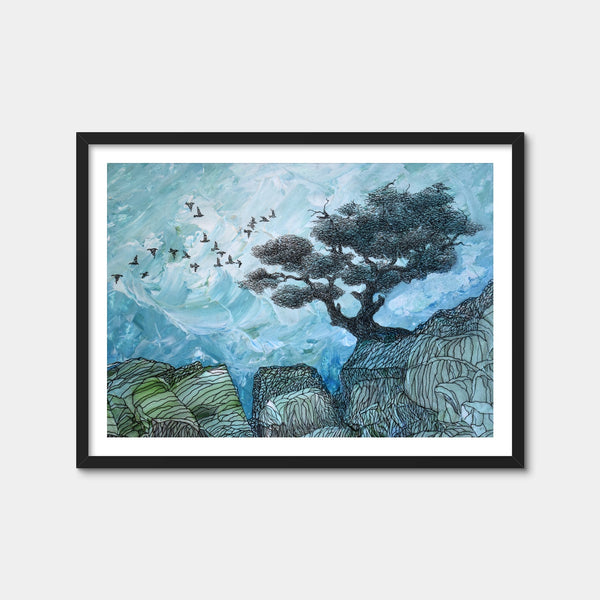 Alone, Content Wall Art — Framed Print Format preview