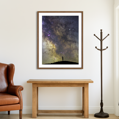 AUTO-MOCKUP ROOM | Alone in the Universe Wall Art