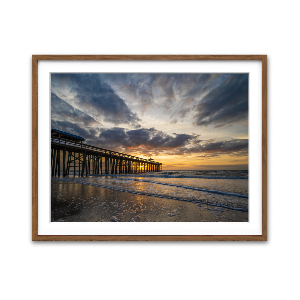 AUTO-MOCKUP WHITE | Amelia Island Florida | 1 Piece | Walnut Framed Print | group=4x3
