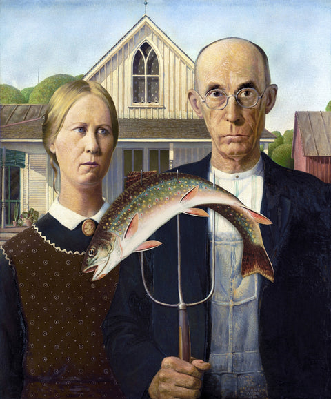 American Gothic Revisited Wall Art