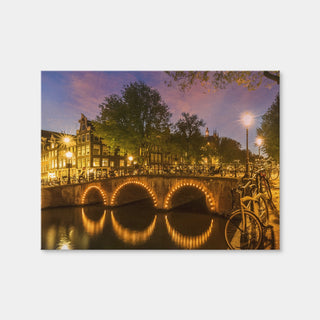 AUTO-MOCKUP WHITE | Amsterdam From Keizersgracht | 1 Piece | Gallery Wrap Canvas | group=4x3