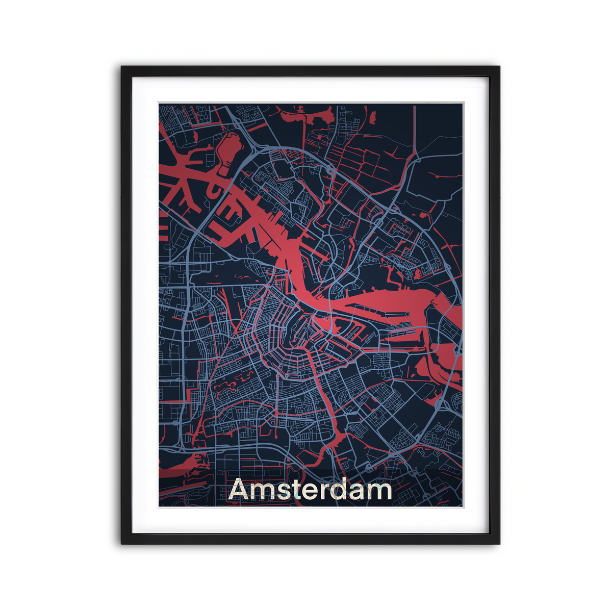 Framed Print 3x4 Black