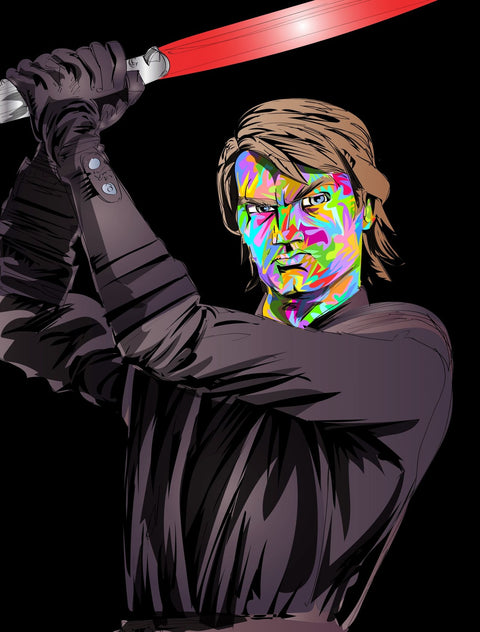 Anakin Skywalker clone wars Wall Art