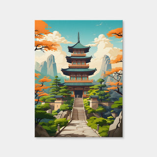 AUTO-MOCKUP WHITE | Ancient Architecture | 1 Piece | Gallery Wrap Canvas | group=3x4