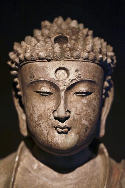 Ancient Buddha Statue Wall Art