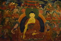 Ancient buddhist fresco Wall Art