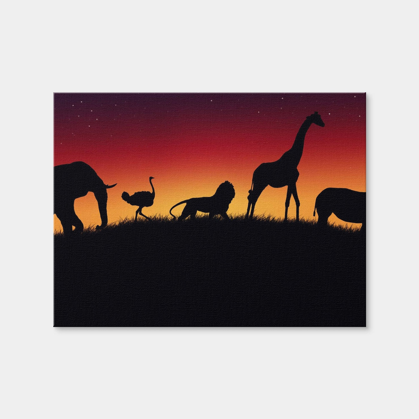 AUTO-MOCKUP WHITE | Animals of Africa | 1 Piece | Gallery Wrap Canvas | group=4x3