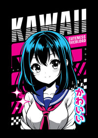 Anime Girl Poster Wall Art