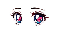 Anime Style big blue eyes Wall Art