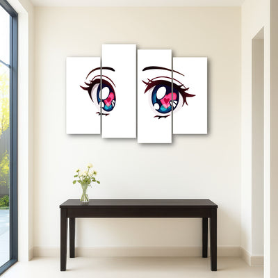 AUTO-MOCKUP ROOM | Anime Style big blue eyes