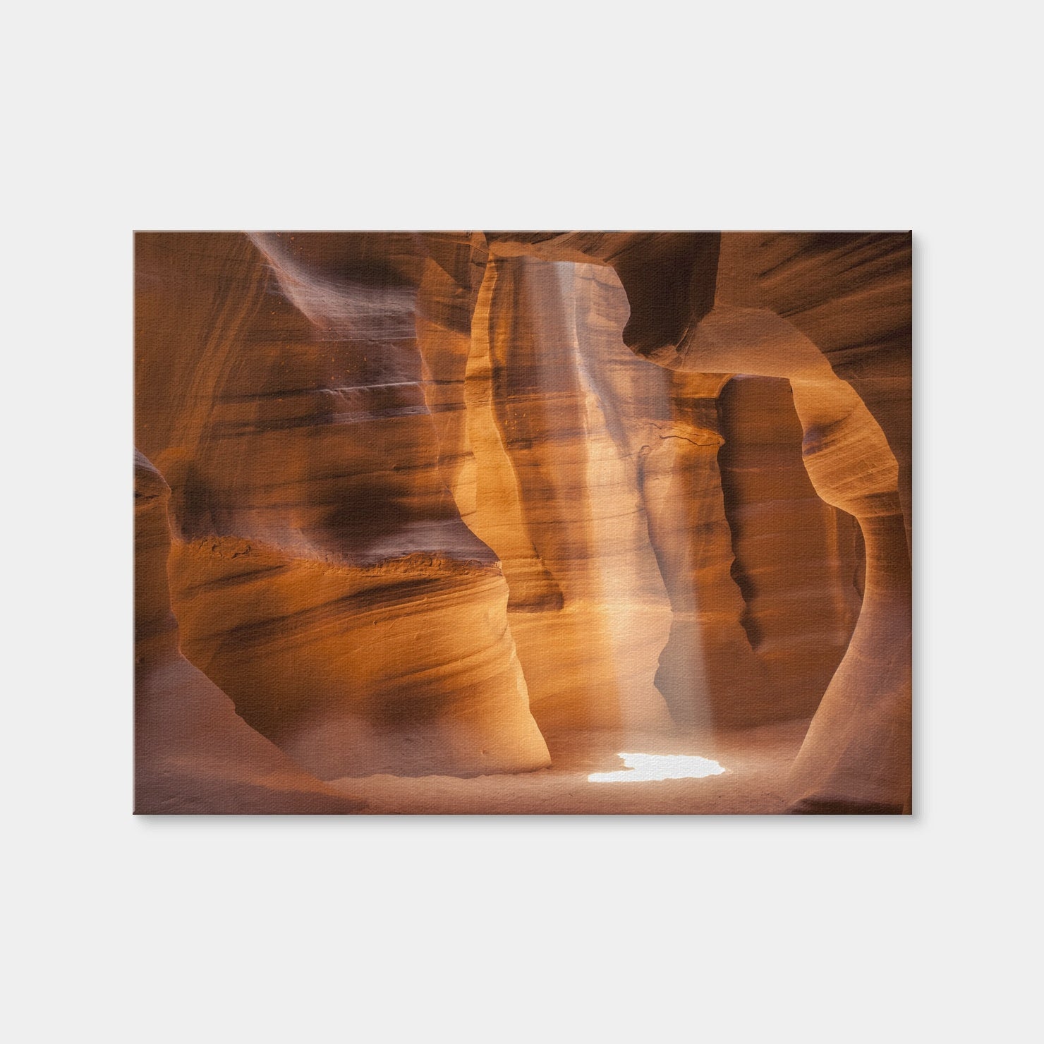 AUTO-MOCKUP WHITE | Antelope Canyon Gorgeous Lightbeam | 1 Piece | Gallery Wrap Canvas | group=4x3