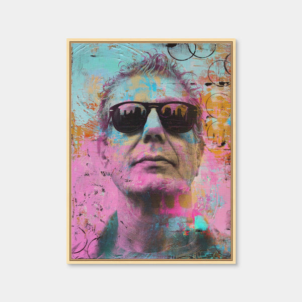 Anthony Bourdain Wall Art — Framed Canvas Format preview