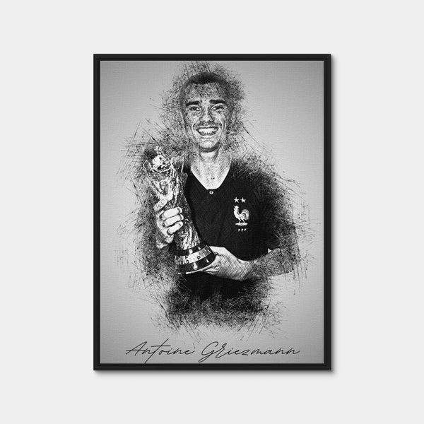 Antoine Griezmann Wall Art — Framed Canvas Format preview