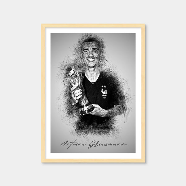Antoine Griezmann Wall Art — Framed Print Format preview