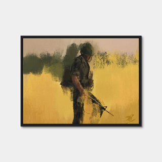 AUTO-MOCKUP WHITE | Apocalypse Now Painting | 1 Piece | Black Framed Canvas | group=4x3