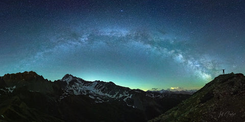 Arch Of The Milky Way Rochebrune Airglow Wall Art