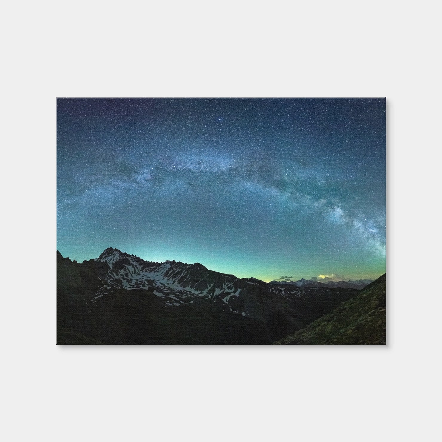 AUTO-MOCKUP WHITE | Arch of the Milky Way Rochebrune Airglow | 1 Piece | Gallery Wrap Canvas | group=4x3