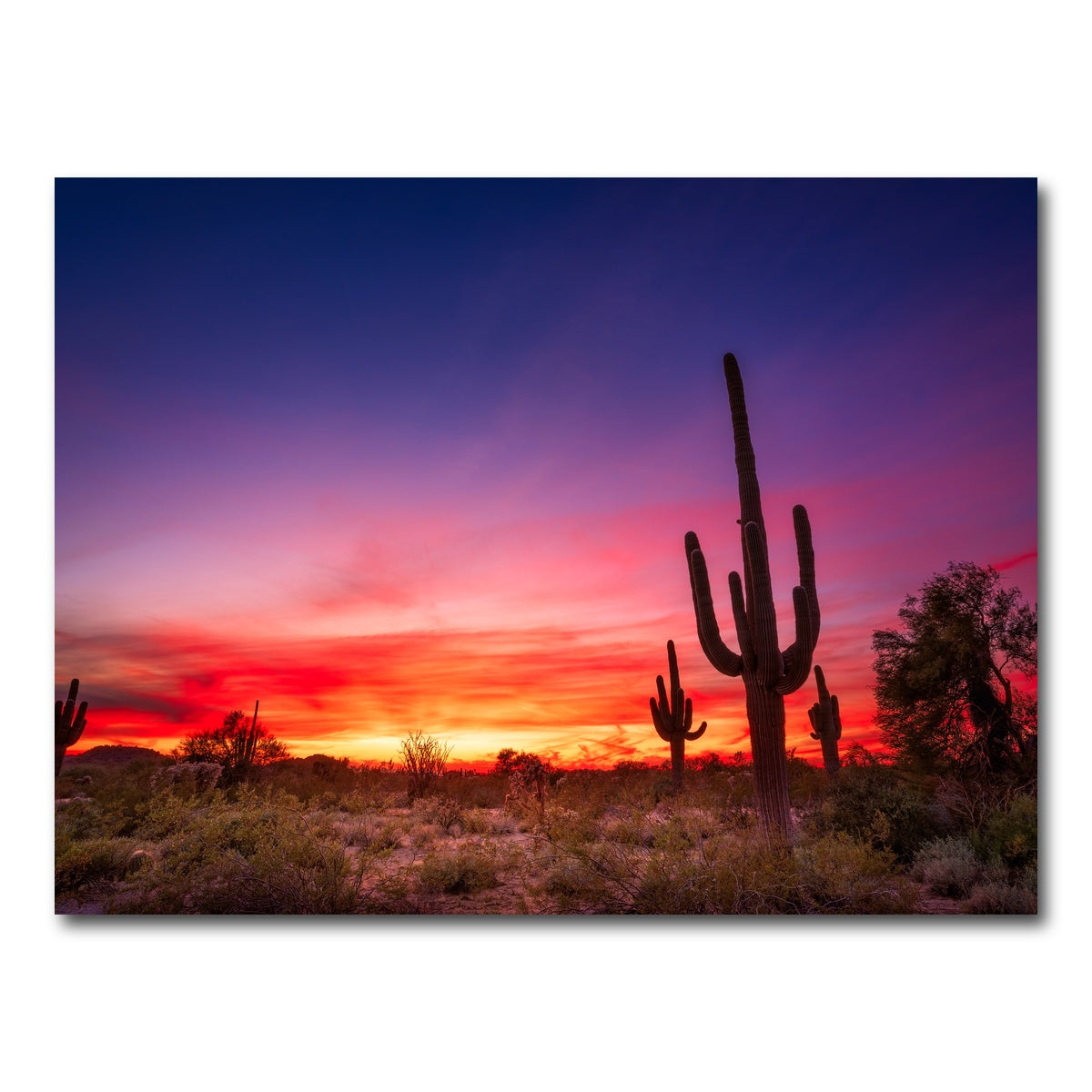 AUTO-MOCKUP WHITE | Arizona Landscape | 1 Piece | Gallery Wrap Canvas | group=4x3